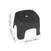 NOLITOY Slip Plastic Foot Stool for Toilet Step Stool Stepping Footstool Bathroom Bench for Comfortable Squatting and Healthy Bowel Movements Stackable and Wear Resistant Design view 2
