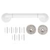 Hyuduo Stainless Steel Bath Grab Bar Safety Handrail Shower Handle for Elderly & Disabled with Mounting Screws 15.7in Anti Slip Bathroom Safety Rail view 1