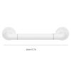 Hyuduo Stainless Steel Bath Grab Bar Safety Handrail Shower Handle for Elderly & Disabled with Mounting Screws 15.7in Anti Slip Bathroom Safety Rail view 2