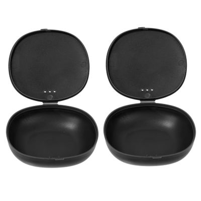 Ipetboom 2Pcs Small Plastic Storage Box Organizer Lightweight Protective Case for Outdoor and Travel Use