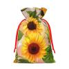 SXOOGE sunflower Gift Bag with Handles and tag, Perfect for Christmas, Birthday, Wedding or Daily Gift - (M) view 2