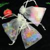 KGDJBGSE Organza Pouch Bulk, 10pcs 15x20 17x23 20x30 Organza Bags Packaging Pouches Christmas Jewelry Bag Wedding Decoration Birthday Party Supplies Bag view 1