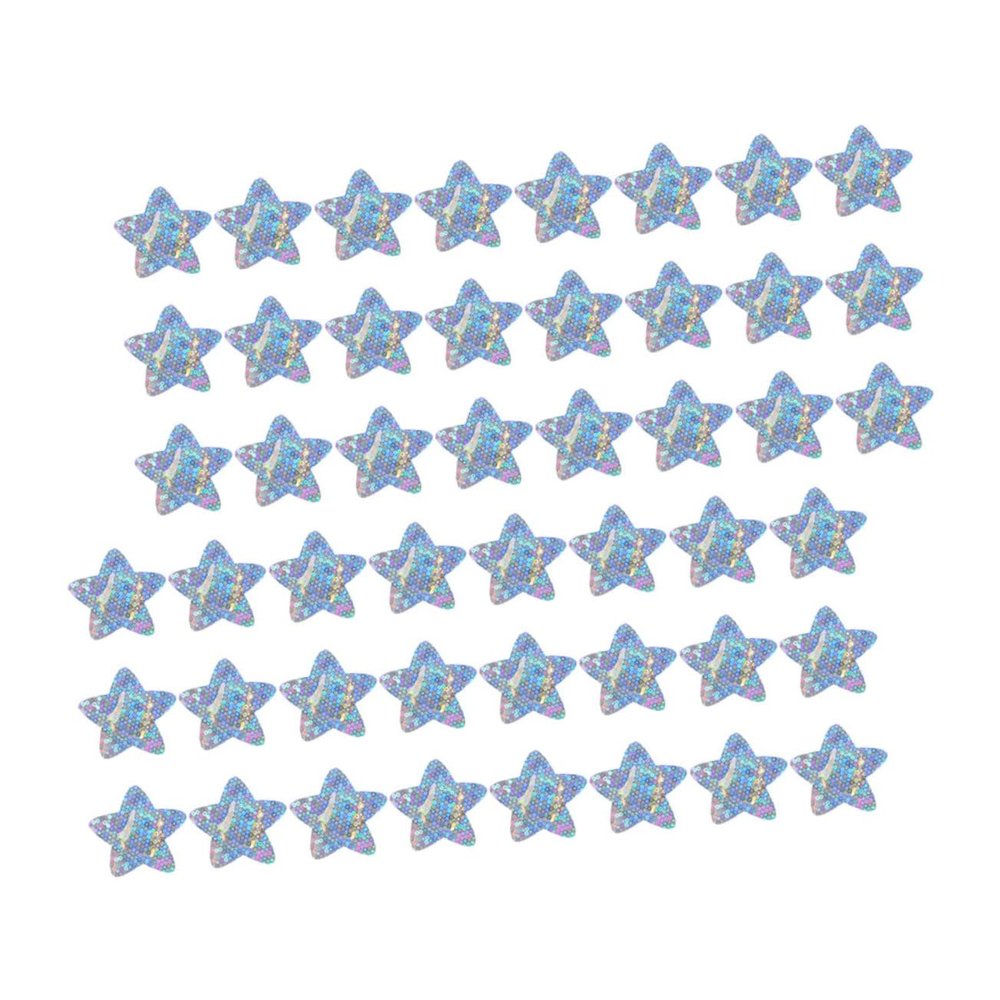 Toyvian 100Pcs Small Breathable Glitter Star Bandage Patches Portable Adhesive Wound Stickers for Sensitive Skin Wound Care and Natural