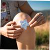 Toyvian 100Pcs Small Breathable Glitter Star Bandage Patches Portable Adhesive Wound Stickers for Sensitive Skin Wound Care and Natural view 2