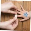 Toyvian 100Pcs Small Breathable Glitter Star Bandage Patches Portable Adhesive Wound Stickers for Sensitive Skin Wound Care and Natural view 3