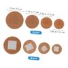 100pcs Breathable Fabric Round Bandages Elastic Adhesive Patches for Finger Joints Nose and Knee with High Adhesion and Protection view 2