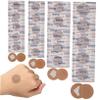 100pcs Breathable Fabric Bandages Round Protective Tape for Face Nose Fingers Joint Stretchable Adhesive Small Bandages for Skin Spot Patches view 1