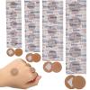 100pcs Round Bandages Breathable Flexible Fabric Finger and Joint Plasters for Protective Skin Aid with Coverage view 1