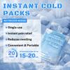50 Pack Instant Cold Packs (4.3" x 5.9") - Disposable Ice Packs for Injuries | Cold Compress Ice Pack for Pain Relief, Swelling, Inflammation, Sprains, Toothache - Cold Pack for Athletes view 2