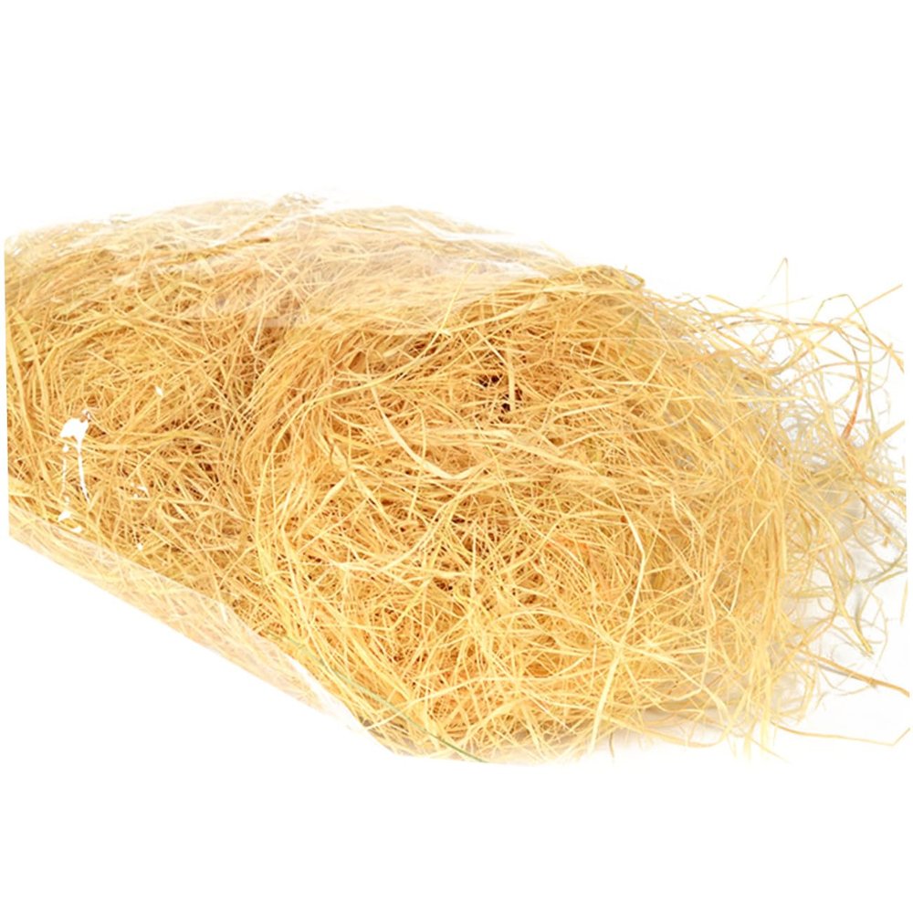 Baluue Natural Raffia Filament Shredded Filler Pack for Gift Boxes Basket Filling Packaging Accessories for Birthday Wedding Halloween Decorations