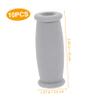 10pcs TPR Replacement Crutch Hand Grips Cushions Comfortable Latex Handle Pads for Aluminum Arm Crutches Easy to Install Accessories Gray view 2
