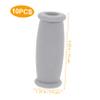 10pcs TPR Crutch Hand Grips Non Slip Underarm Support Accessories for Standard Aluminum Crutches Comfortable Replacement Parts Gray view 2