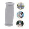 10pcs TPR Crutch Hand Grips Non Slip Underarm Support Accessories for Standard Aluminum Crutches Comfortable Replacement Parts Gray view 4