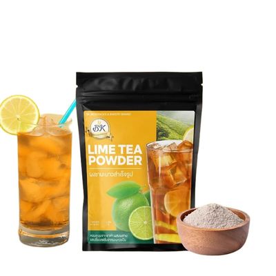 Instant Lemon Iced Tea Mix - Sweet & Tangy Lemon Flavor - Refreshing Drink Powder - Easy to Prepare - Makes Hot or Cold Tea 400g