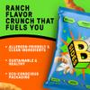 B-SIDES Crunch Puffs Protein Puffs | Healthy Snacks, High Protein, Plant-Based, Allergen-Friendly, Upcycled Oats & Corn and Regenerative Pea Protein view 3