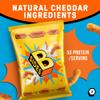 B-SIDES Crunch Puffs Protein Puffs | Healthy Snacks, High Protein, Plant-Based, Allergen-Friendly, Upcycled Oats & Corn and Regenerative Pea Protein view 4