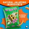 B-SIDES Crunch Puffs Protein Puffs | Healthy Snacks, High Protein, Plant-Based, Allergen-Friendly, Upcycled Oats & Corn and Regenerative Pea Protein (Jalapeno) view 4
