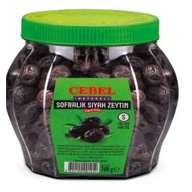 Cebel - Turkish Black Olives, 24.6oz (700g) S
