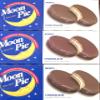 Marshmello Cookies Marshmallow Sandwich Cookies, 3 Boxes of 6 Individually Wrapped Treats, 6 Oz Each, Classic Graham Cracker and Marshmallow Filling (Chocolate) view 1