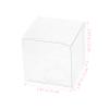 VICASKY 50 Pcs Clear PVC Plastic Boxes Transparent Gift Candy Favor Packaging for Wedding Party Shower Birthday DIY Decoration view 2