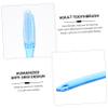 COOLHIYA 12pcs Adult Manual Toothbrush with Hard Bristles for Teeth Cleaning Ergonomic Non Slip Design Suitable for Daily and Travel Use Random Color Random Color view 3