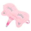 Beaupretty Pink Plush Unicorn Eye Mask Lightweight Comfortable Sleep Blindfold for Travel Work Naps with Elastic Strap Soft Breathable Night Eyeshade for Women view 1