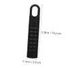 SOLUSTRE Black Plastic Mop Handle Grip End Cap with Hanging Hole 2Pcs view 2