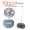ABOOFAN Dusting Wand with Detachable Washable Brush Head Lightweight Multi Functional Duster for Ceiling Fans Walls Windows and High Hard to Reach Spots Extension Pole Cleaning Tool view 4