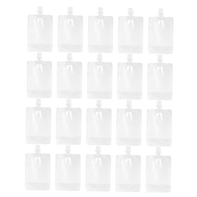 20Pcs Stand-Up Milk Bag 250ml PE Liquid Packaging Bags