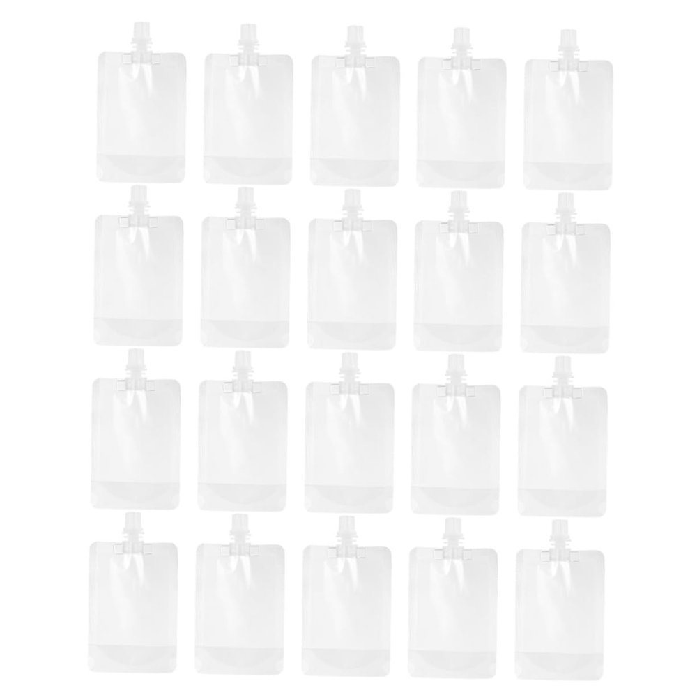 20Pcs Stand-Up Milk Bag 250ml PE Liquid Packaging Bags