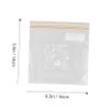 Beaupretty 30pcs Transparent Small Food Pouches Resealable Plastic Storage Bags with Zipper Lock for Snacks Fruits Vegetables Leakproof and Self Sealing Bags view 2