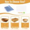 Yeumk Shrink Wrap Bags for Christmas Gift Baskets 16x24 Inches 50 Pack Clear Cellophane PVC Heat Shrink Bags for Gift Wrapping Halloween Easter Valentine's Day Mother's Day view 3