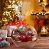 Yeumk Shrink Wrap Bags for Christmas Gift Baskets 16x24 Inches 50 Pack Clear Cellophane PVC Heat Shrink Bags for Gift Wrapping Halloween Easter Valentine's Day Mother's Day view 4