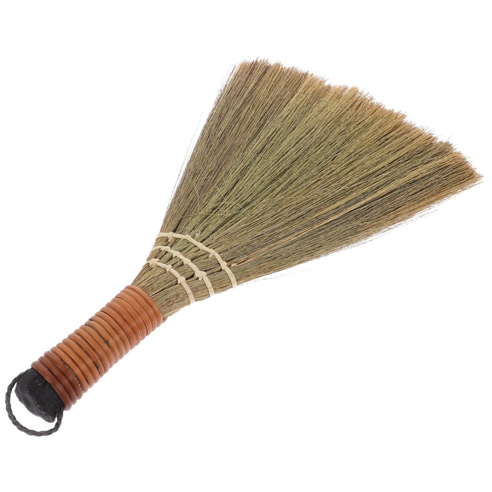 COOLHIYA Handheld Soft Bristle Cleaning Broom Small Manual Palm Brush for Home Car Desk Dust Removal Practical Short Handle Sweeping Tool