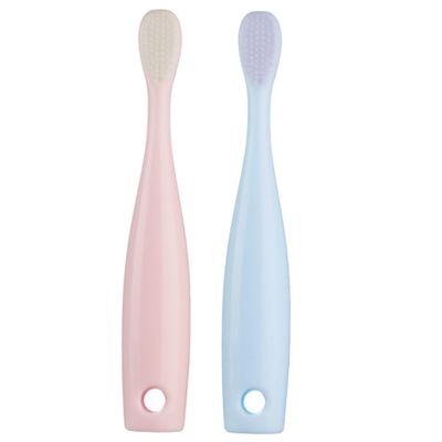 VICASKY 2pcs Toothbrush for Boy Girl Soft Bristles Ergonomic Handle Comfortable Grip Dual Purpose Deep Cleaning Oral Care for Boy Girl Red Blue