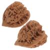 Mikinona 2pcs Walnut Massage Handballs Traditional Balls for Hand Training and Reflexology Stress Relief Portable Exercise Tool for Seniors and Adults view 1