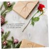 Baluue 100 Pcs Transparent Flower Wrapping Bags with Printed Design Plastic Floral Bouquet Packaging Bags for Valentines Day Gift Single Floral Wraps for Bouquet Presentation view 4