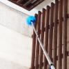 23FT High Reach Window Squeegee & Cobweb Duster with Extension Pole, 2 in 1 Squeegee for Window Cleaning with Lightweight 4-16.5 ft Telescoping Pole, Spider Web Brush with Pole for Outdoor Indoor Car view 3