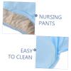 LALADEFIEE Reusable Cotton Urinary Underwear for Elderly Washable Nursing Diaper with Breathable Absorbent Padding Leakproof and Comfortable Incontinence Protection Pants Light Blue view 4