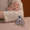 Healifty 50Pcs Paw Print Organza Drawstring Bags 4.72X3.54In Sheer Jewelry Storage Pouches for Travel Gift Wrapping Dog Party Favors view 2