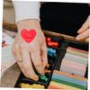 Kichvoe 30 Sheets Heart Shaped Breathable Wound Care Patches Adhesive Bandages for Bleeding Protection Lightweight Portable First Aid Stickers view 3