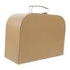 Holibanna Multi Function Kraft Paperboard Suitcase Gift Box with Handle Large Capacity Portable Candy and Jewelry Storage for Party Favor Wedding Valentines Day Tea Packaging and Home view 1