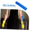 Ipetboom 5PCS Thickened Plastic Mop Handle Grips Non Slip Replacement End Caps for Broom and Mop Tubing Comfortable Ergonomic Design Fit Blue Cleaning Accessories view 2