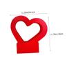 FRCOLOR 4Pcs Heart Shaped Floral Paper Boxes with Handles for Flower Packaging Elegant Gift Wrap Tote Bags in Pink Red Suitable for Weddings Valentine Day Birthdays and Anniversaries view 2