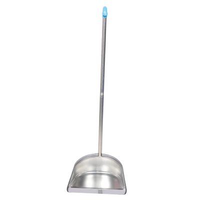 CATIEBYE Stainless Steel Dustpan with Ergonomic Handle for Home Cleaning Thickened Seamless Floor Fit Garbage Shovel Household Cleaning Tool Friendly Design Wear Pan