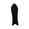 Holibanna Thick Buffalo Horn Facial Gua Sha Scraping Board Black Smooth Texture Safe Massage Tool for Face Neck Back Shoulders and Feet for Professional and Home Use view 1