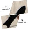 Holibanna Thick Buffalo Horn Facial Gua Sha Scraping Board Black Smooth Texture Safe Massage Tool for Face Neck Back Shoulders and Feet for Professional and Home Use view 2