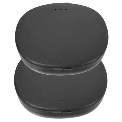 CALLARON 2Pcs Reusable Plastic Storage Box Compact Container Organizer for Travel and Home Dustproof Holder for Feminine Hygiene Cups