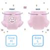 CutiePlusU Adult Diapers Sample 3 Pieces Adult Brief Diaper Incontinence Underwear Pink Kitty Dinner Time (Medium 28"-38") view 3