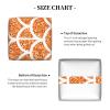 Orange Glitter Mermaid Scales Leather Tissue Box Cover Square Tissue Holder Decorative Paper Case for Home Office Bathroom Vanity Countertop Car view 3